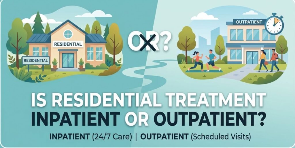 Is Residential Treatment Inpatient Or Outpatient